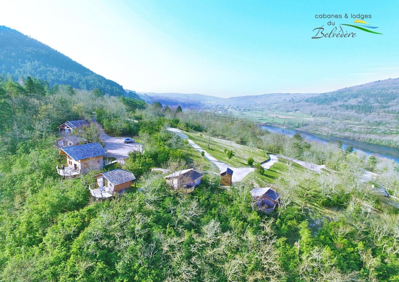 Cabanes Et Lodges Du Belvedere Serrieres-sur-Ain Екстер'єр фото